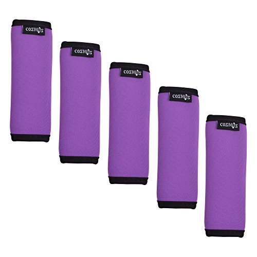 Product Cover Cosmos Comfort Neoprene Handle Wraps/Grip for Travel Bag Luggage Suitcase - Purple