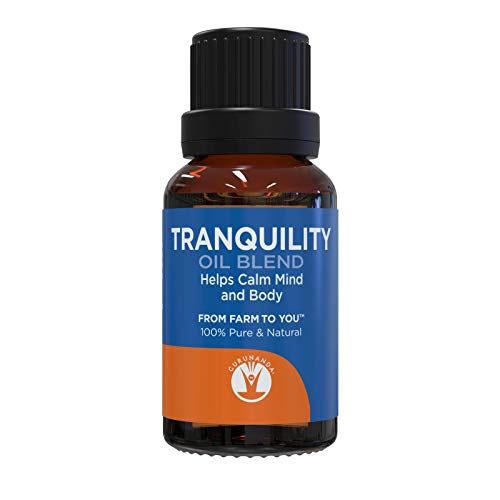 Product Cover TRANQUILITY Essential Oil Blend - Essential Oils For Peace -  Save With GuruNanda Essential Oil Synergy Blend - 100% Pure Therapeutic Grade - Undiluted - 15 ml