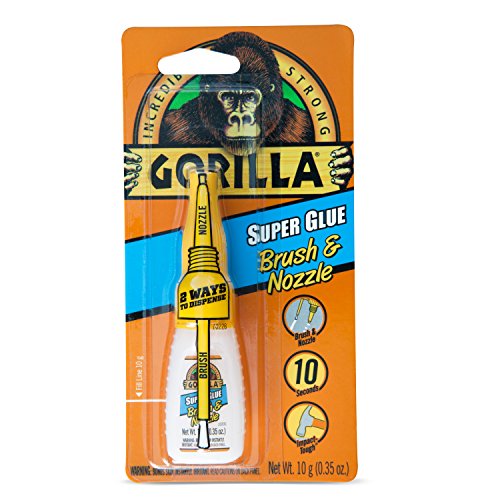 Product Cover Gorilla 7500101 07221000673 Glue Brush & Nozzle, 1-Pack, Clear