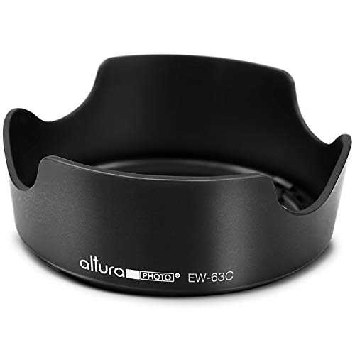 Product Cover (Canon EW-63C Replacement) Altura Photo Lens Hood for Canon EF-S 18-55mm f/3.5-5.6 is STM Lens