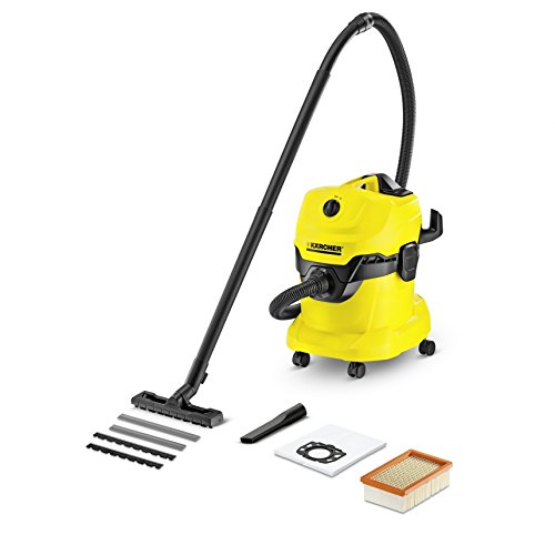 Product Cover Karcher WD4 Multi-Purpose Wet Dry Vacuum Cleaner with 1800W Motor, Space-Saving Design