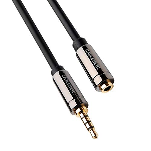 Product Cover CABLESETC Pure Copper 3.5mm Stereo Audio Extension Cable Male Female Connectors for iPhone iPad iPod Galaxy Tablet (Pro Series 10 Meters)
