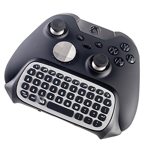 Product Cover Elite Xbox One S Chatpad Mini Gaming Keyboard Wireless Chat Message KeyPad with Audio/Headset Jack for Xbox One X & Elite & Slim Game Controller Gamepad - 2.4GHz Receiver included