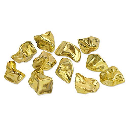 Product Cover Beistle 52168 Plastic Nuggets, 1.06 oz, Gold