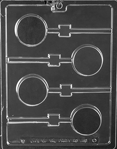 Product Cover Plain Cookie Lollipop Chocolate Mold - AO150 - Includes Melting & Chocolate Molding Instructions