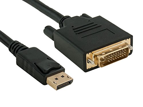 Product Cover Cable Leader Gold Plated Premium DisplayPort to DVI Cable 28AWG (3 Feet)
