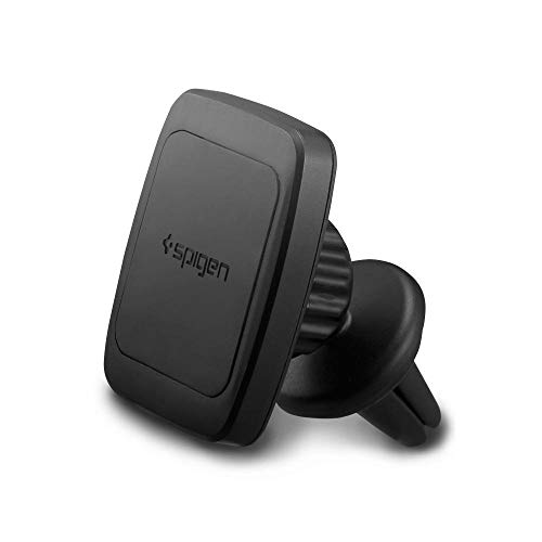 Product Cover Spigen Kuel H12 Hexa Car Phone Mount Premium Magnetic Air Vent Phone Holder Magnetic Car Mount Compatible with Most Smartphones - Black