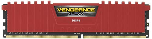 Product Cover CORSAIR Vengeance LPX 8GB (1 x 8GB) DDR4 DRAM 2400MHz C16 Memory Kit - Red (CMK8GX4M1A2400C16R)