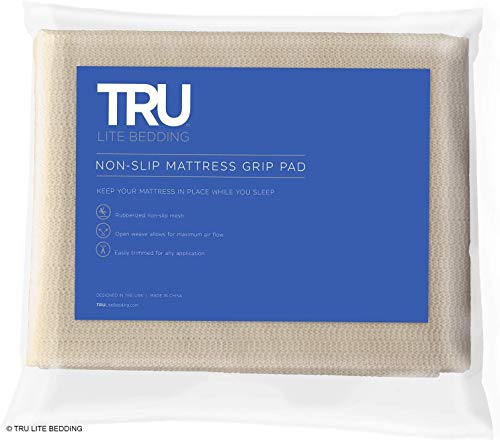 Product Cover TRU Lite Bedding Non Slip Mattress Pad - Grip Pad Locks in Place - Non Slip Mat fits Platform or Futon Mattresses - Full or Standard Size - Rug Gripper for 4' x 6' Rug