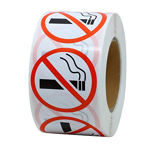 Product Cover Hybsk No Smoking Logo Warning Stickers 1.5