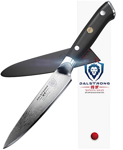 Product Cover DALSTRONG Utility Knife - Shogun Series Petty - Damascus - Japanese AUS-10V Super Steel - Vacuum Heat Treated - 6