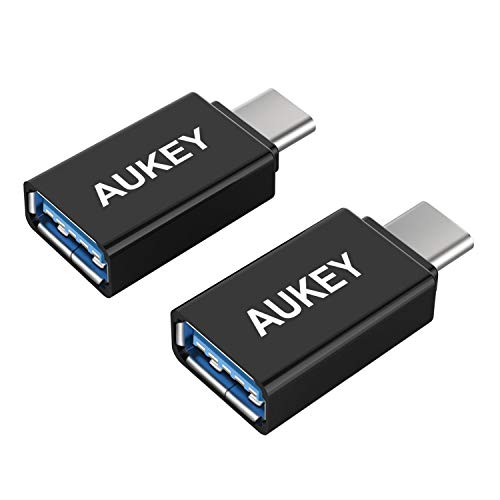 Product Cover AUKEY USB C Adapter, 2 Pack Type C 3.1 Male to USB 3.0 Type A Female for Nexus 6P, Nexus 5x and More
