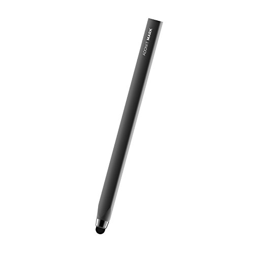 Product Cover Adonit Mark Executive Capacitive Stylus for Touchscreen Kindle Touch iPad/Air/iPad Pro/Mini, iPhone 11/Pro Max/8/7/XR/XS/XR/X, Samsung S10/9/8/Plus/Note+, and All Android iOS Devices Tablets - Black
