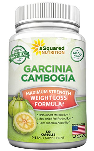 Product Cover 100% Pure Garcinia Cambogia Extract - 120 Capsules, Ultra High Strength HCA, Natural Weight Loss Diet Pills XT, Best Extreme Fat Burner Slim & Detox Max, Premium Blocker for Men & Women, Made in USA