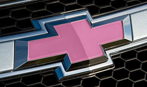 Product Cover VViViD XPO Gloss Pink Chevy Bowtie Logo Wrap Kit (2 Rolls (11.8 Inch x 4 Inch))