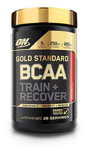 Product Cover Optimum Nutrition Gold Standard BCAA, Fruit Punch, 28 Servings, Branched Chain Amino Acids, 5g BCAA blend