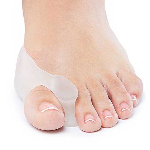 Product Cover NatraCure Gel Big Toe Bunion Guards & Toe Spreaders - 1315-M CAT 2PK - (2 Pieces) - (for Pain Relief from Crooked Toes, Pressure, and Hallux Bunions)