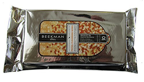 Product Cover Beekman 1802 Facial Cleansing Wipes 30 ct. (Honey & Orange Blossom)