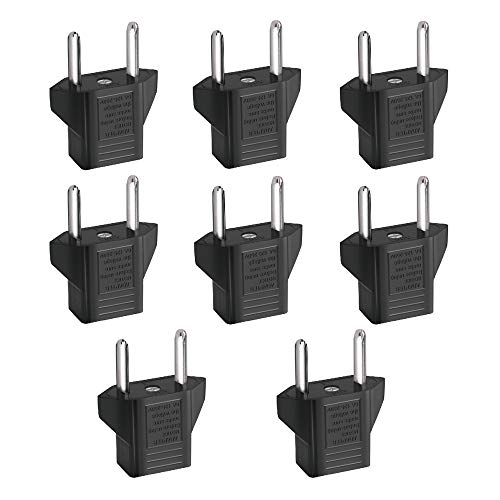 Product Cover Inovat 8 PCS American USA to European Outlet Plug Adapter