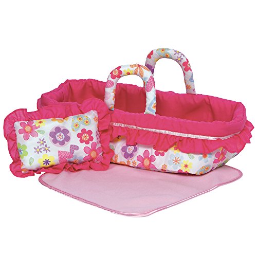 Product Cover Adora Travel Portable Cloth Doll Toy Carrier Blanket & Pillow Set for Dolls Up to 12
