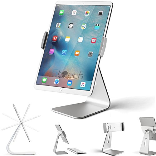 Product Cover Stouch iPad Pro Tablet Holder Stand, 360° Rotatable Aluminum Alloy Desktop Holder Tablet Stand Compatible for Samsung Galaxy Tab Pro S iPad Pro10.5 9.7
