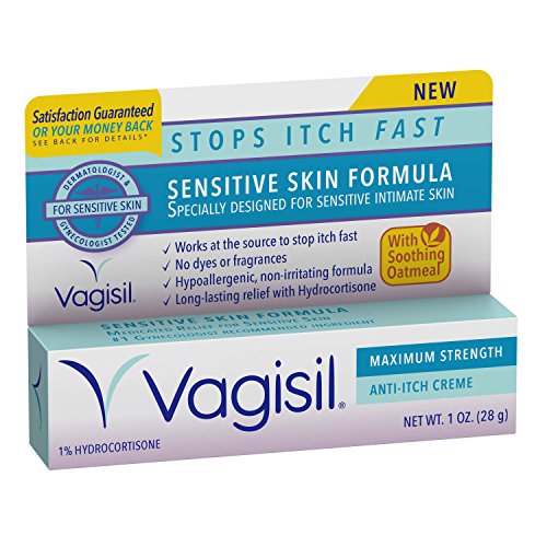 Product Cover Vagisil Maximum Strength Anti-Itch Creme, Sensitive Skin Formula 1 oz