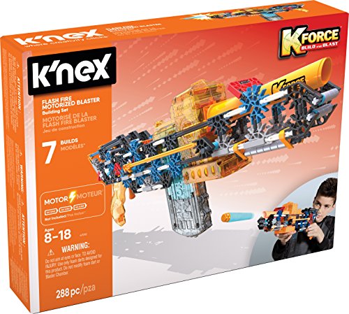 Product Cover K'NEX K-Force - Flash Fire Motorized Blaster Building Set - 288 Pieces - For Ages 8+ Engineering Education Toy