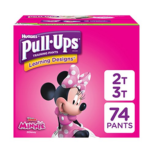 Product Cover Pull-Ups Learning Designs for Girls Potty Training Pants, 2T-3T (18-34 lbs.), 74 Ct. (Packaging May Vary)