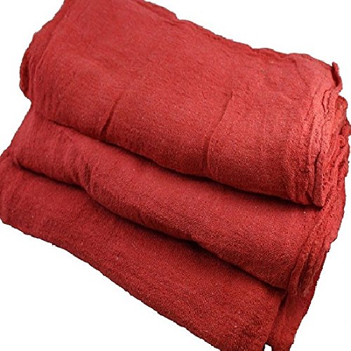 Product Cover 1000 NEW RED SHOP TOWELS GA TOWELS RAGS BRAND MECHANICS INDUSTRIAL GRADE ...