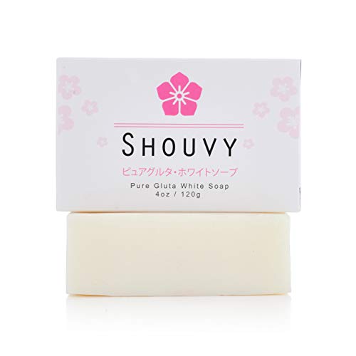 Product Cover Pure Glutathione Whitening Bleaching Soap-Natural Skin Lightening Remedy-Highly Effective For Permanent Scar Removal-Anti-Oxidant & Antiaging With Coconut Oil & Vitamins C, B3-Acne & Pigmentation Cure