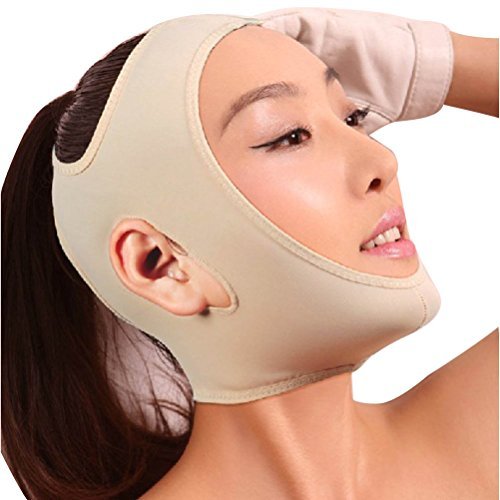Product Cover Joly Full Face Style Anti Wrinkle Face Slimming Cheek Mask Lift V Face Line Slim 4 Size for Your Choice (XL-#1843) by JOLY