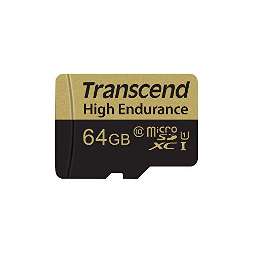 Product Cover Transcend Information 64GB High Endurance Micro SD Card with Adapter