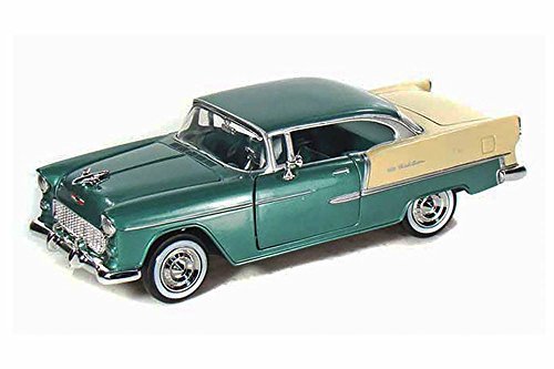 Product Cover 1955 Chevy Bel Air, Green - Motormax 73229 - 1/24 scale Diecast Model Toy Car