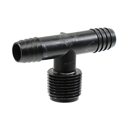 Product Cover Drip Depot Global Swing Pipe Barb x MPT Tee Adapter - Barb Size : 1/2