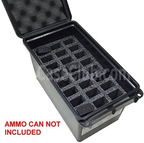Product Cover Case Club MTM 24 Magazine Holder 50 Cal Ammo Can Foam (Pre-Cut, Closed Cell, Military Grade Foam)