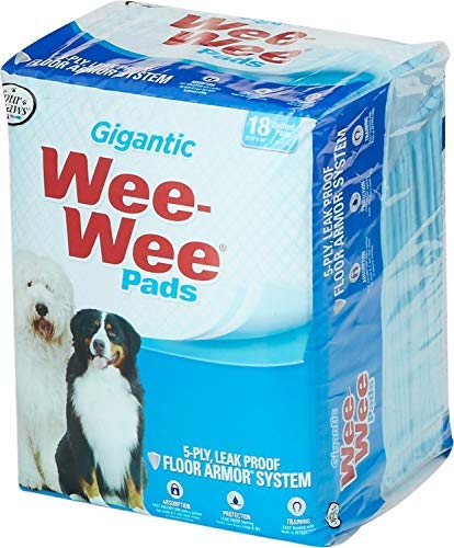 Product Cover Four Paws Wee-Wee Pads, Gigantic, 18 per Pack (4 Packs)
