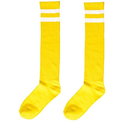 Product Cover Amscan Stripe Knee Socks, Party Accessory, Yellow