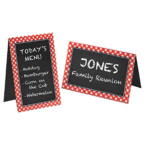 Product Cover amscan Picnic Party Chalkboard Tent Cards, 4
