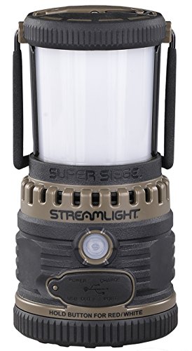 Product Cover Streamlight 44947 Super Siege 120V AC, Rechargeable and Portable USB Charger, Coyote - 1,100 Lumen