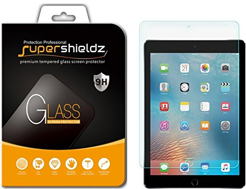 Product Cover Supershieldz for Apple iPad Air 2 and iPad Air 1 (9.7 inch) (Not Fit for iPad Air 3) Tempered Glass Screen Protector, Anti Scratch, Bubble Free