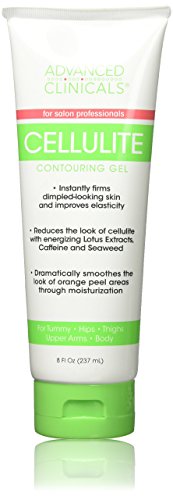 Product Cover Advanced Clinicals 8oz Cellulite Gel for Tummy, Hips, Arms, Thighs Body. Best Cellulite Gel & Slimming Cream with Seaweed Extract. 8oz