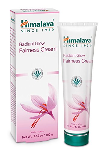 Product Cover Himalaya Radiant Glow Fairness Cream for Dark Spots, Eye Bags and Under Eye Circles, Free from Parabens and Bleach, Moisturizing and Brightening Cream with Saffron and Alfalfa, 3.52 oz (100 g)
