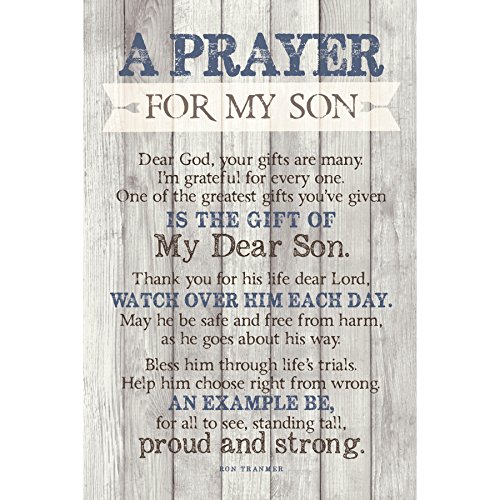 Product Cover Prayer For My Son...New Horizons Wood Plaque with Easel by Dexsa