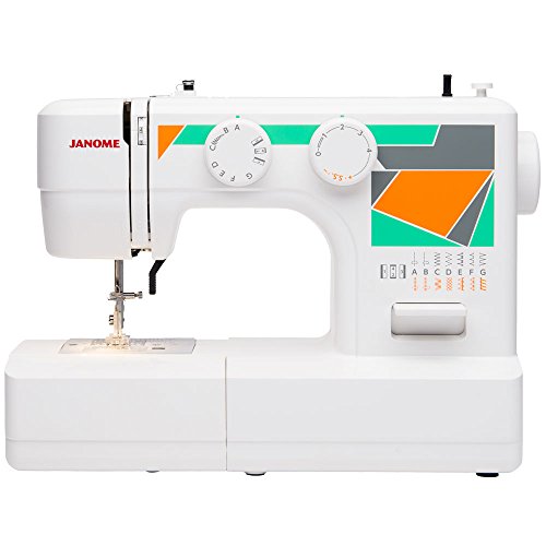 Product Cover Janome MOD-15 Easy-to-Use Sewing Machine with 15 Stitches, Adjustable Stitch Length and 5-Piece Feed Dogs