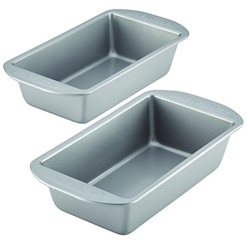 Product Cover Farberware Nonstick Bakeware Bread and Meat Loaf Pan Set, 2-Piece, Gray - 46405