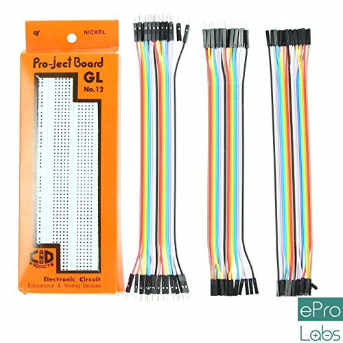 Product Cover ePro Labs KIT-0010 Breadboard + 60 Pieces Jumper Wires Set