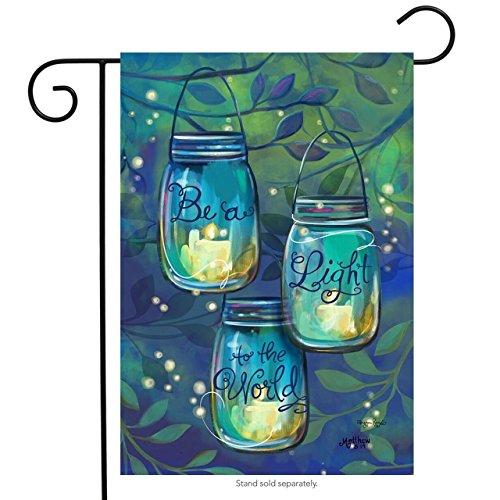 Product Cover Briarwood Lane Be A Light Spring Garden Flag Inspirational Candles 12.5