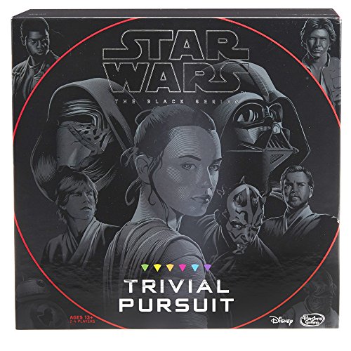 Product Cover Hasbro Trivial Pursuit: Star Wars the Black Series Edition - Test Your Knowledge with Over 1,800 Easy To Extremely Difficult Questions for Ultimate Fans - 2-4 Players - Instructions Included