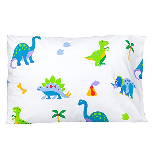 Product Cover Wildkin Kids 100% Cotton Pillow Case for Boys and Girls, Soft, Breathable Cotton Fabric, Measures 20 x 30 Inches, Fits a Standard Size Pillow, Pattern Coordinates with Our Sheet Sets and Comforters