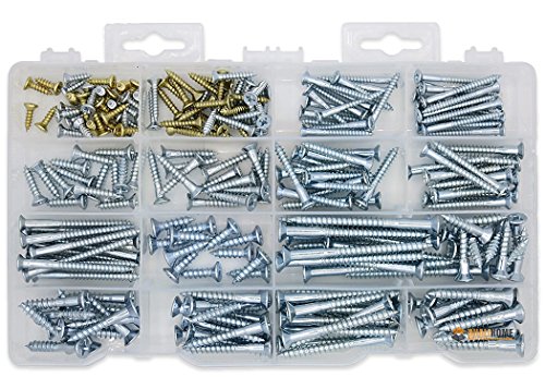 Product Cover #1 Best Quality Wood Screw Assortment Kit, 240 Pieces